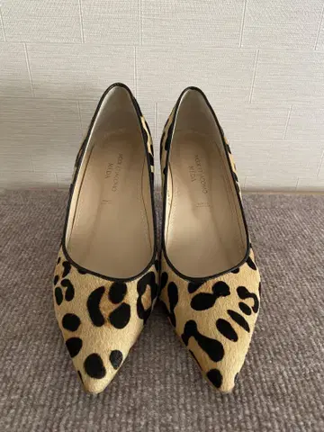 MODE ET JACOMO MEDA 23cm 펌프스 레오파드 무늬
