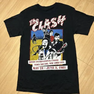 The Clash 티셔츠 구제 의류