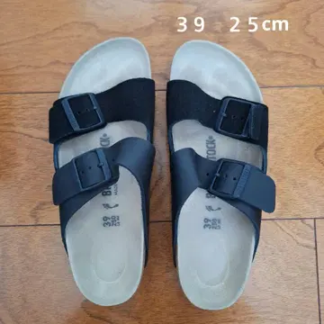 버켄스탁 애리조나 스피릿 39 25cm 블랙