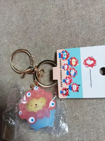 폼폼푸딩 밋밋한 클리어 컬러 키링