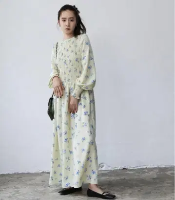 JOIEVE 빔즈 빈티지 플라워 원피스 36