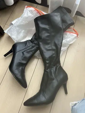 RANDA 블랙 롱 부츠 L 사이즈