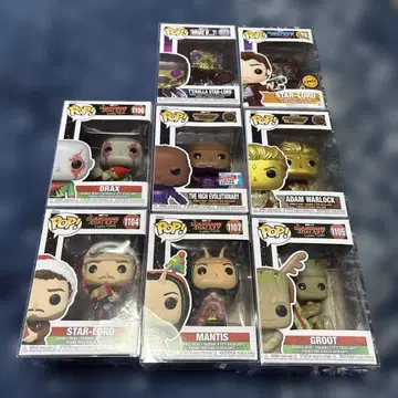 가디언즈 오브 갤럭시 피규어 세트 funko pop
