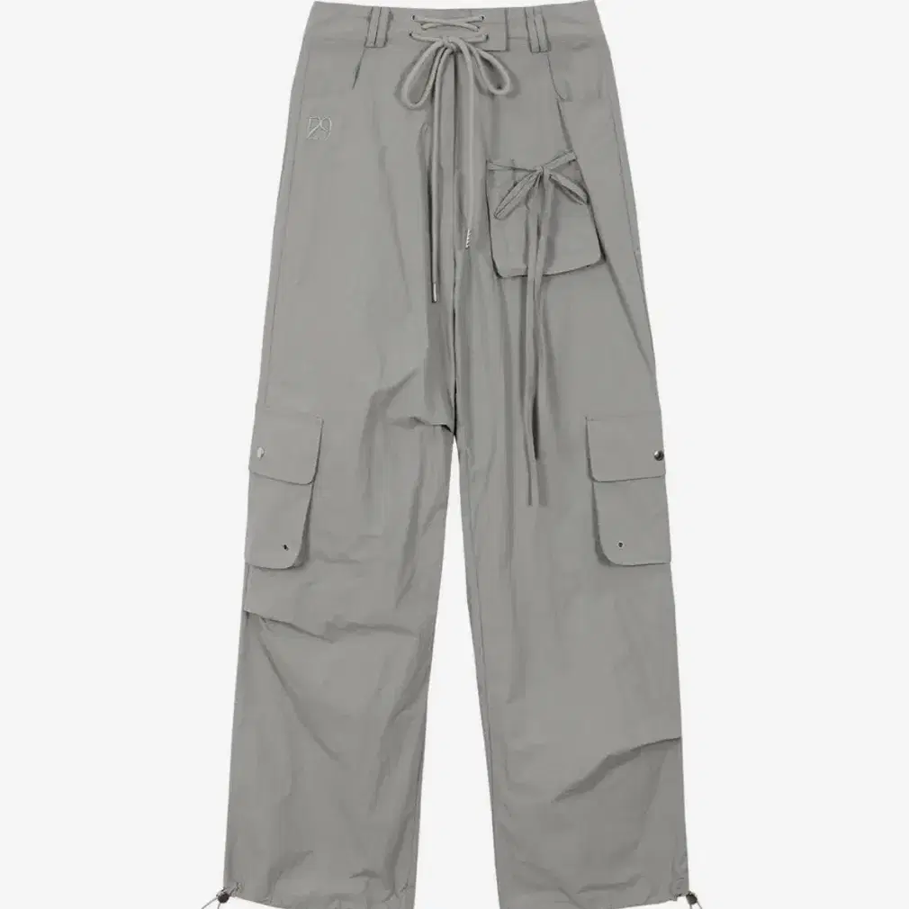 New product) illigo Nylon String Cargo Banding Pants Gray on