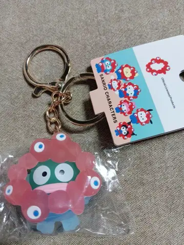 한교동 밋밋한 클리어 컬러 키링