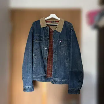 타미힐피거 아웃도어 XL 데님 자켓