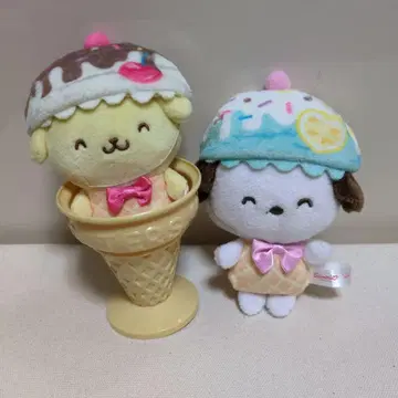 산리오 봉제 인형 마스코트 아이스크림 폼폼푸딩 포차코