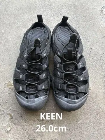 KEEN 샌들 26.0cm BLACK