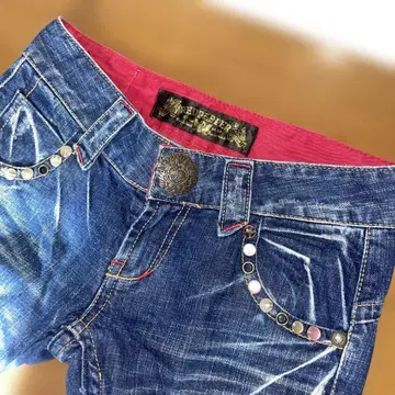 Red Pepper Vintage 부츠 컷 데님 플레어 데님 y2k