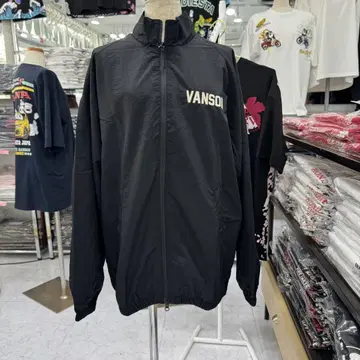 (36) VANSON 블랙 나일론 자켓 M