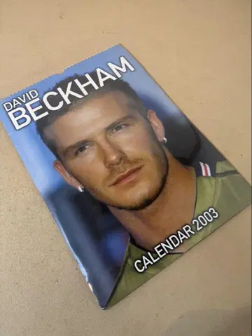 DAVID BECKHAM 미개봉 달력 2003년