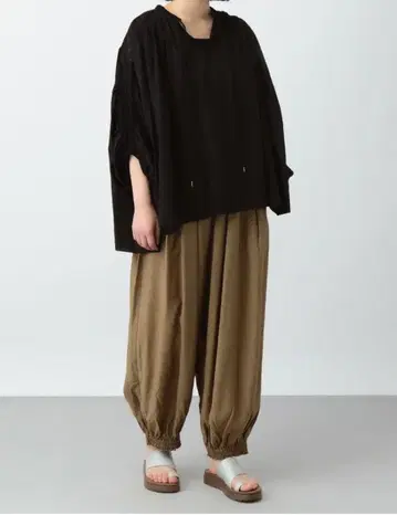 릴랙스 핏 벌룬 팬츠