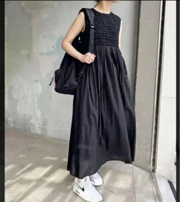 Spick & Span 스모킹 개더 원피스