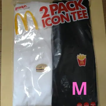 그라니프 맥도날드 티셔츠 치즈 버거 감자 M