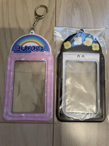 무지개 네이비 타카바 카린 폴라로이드 프레임 2개 세트