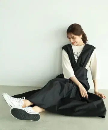 Vin 티어드 점퍼 스커트 블랙 9호