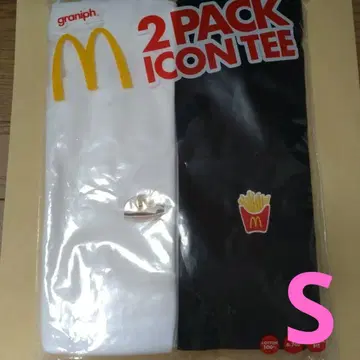 그라니프 맥도날드 치즈 버거 감자 티셔츠 S