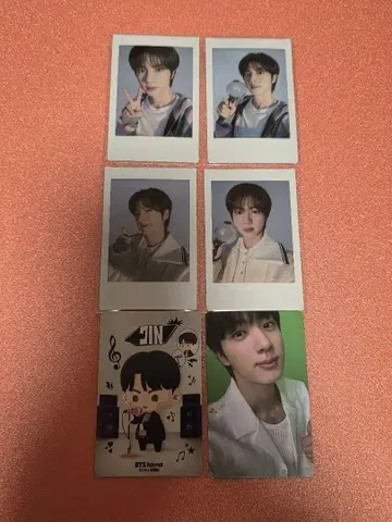 BTS 진 인스턴트 포토 카드