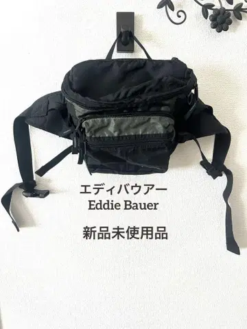 에디 바우어 웨스트 파우치 * 새 상품 블랙 카키 바디 백 나일론