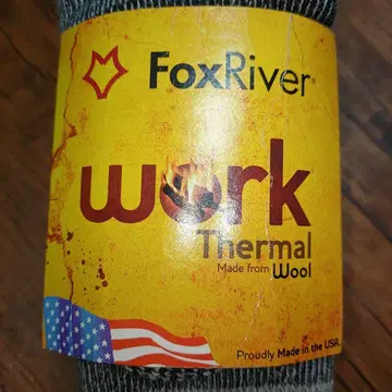 새상품 FoxRiver work Thermal 울 삭스 2켤레 세트