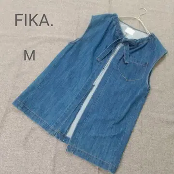FIKA. 피카 야마다야 데님 베스트 코튼 100% M