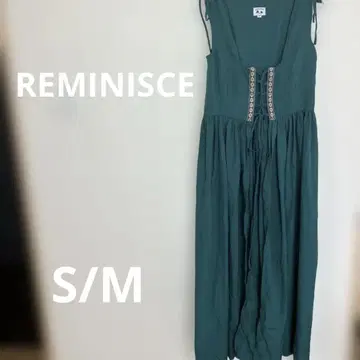REMINISCE 슬리브리스 롱 원피스 [S/M] 미도리 리본