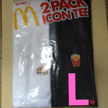 그라니프 맥도날드 티셔츠 감자 치즈 버거 L