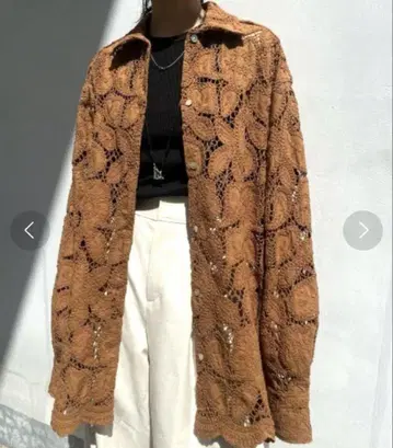 아메리 빈티지 스타일 코드 레이스 셔츠