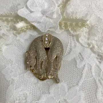 레오파드 브로치 클립