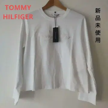 TOMMY HIFILGER 화이트 티셔츠 미사용 새상품