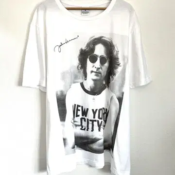 존 레논 티셔츠 셔츠 락 티 밴 티 사진 JOHN LENNON