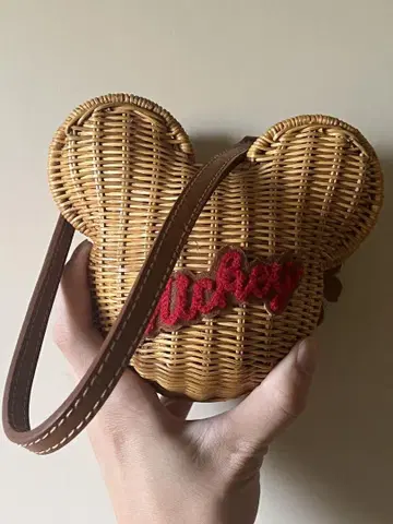 미키 바스켓 백 MICKEY MOUSE 디즈니 해외 초레어