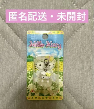 고토키 키티 플라워 엔젤 스트랩 지퍼 마스코트