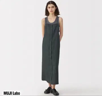 무인양품 MujiLabo 린넨 실크 원피스
