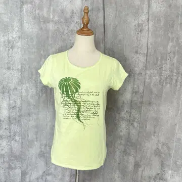 L.L.Bean 해파리 프린트 영문 심플 티셔츠 캐주얼 얇은 소재
