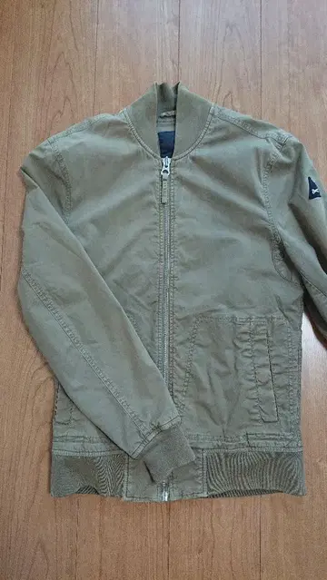 DENHAM 카키 지퍼 자켓