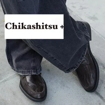 Chikashitsu + basic leather loafer 로퍼
