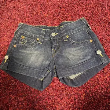 True Religion JESS 데님 숏 팬츠