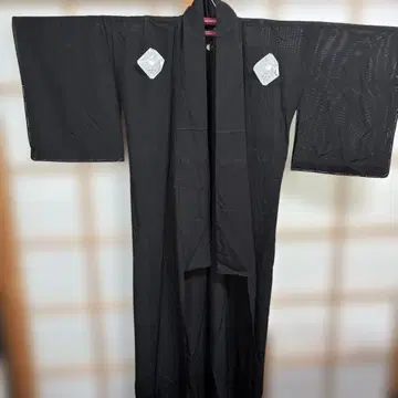 썸머 상복 블랙 문양 3개 포함, 새상품, 순수 실크, 신장 표시
