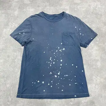 J.CREW USA제 티셔츠 블리치 블루
