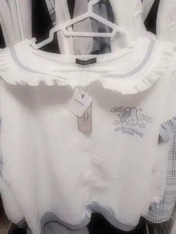 노에미 NOEME 토끼 프릴 후드티 양산형 서브컬처 지뢰계