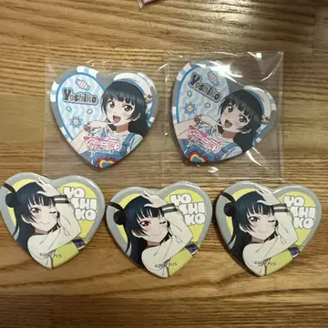 츠시마 요시코 러브 라이브 선샤인 Aqours 빌리지 뱅가드 캔뱃지