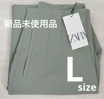 자라 하이웨스트 팬츠 새상품 택 포함 L 사이즈 자라