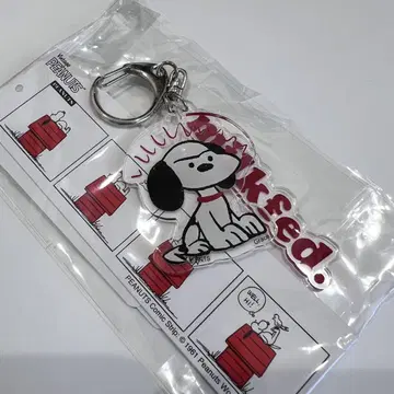 밀크 페도 스누피 키링