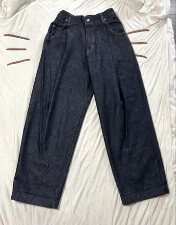 NEON SIGN WIDE DENIM SLACKS 와이드 데님 343