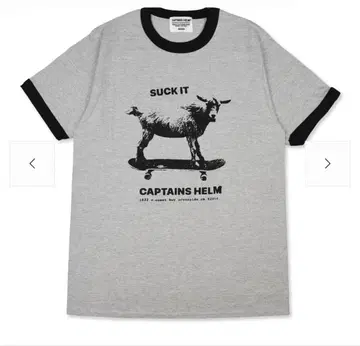 CAPTAIN'S HELM 캡틴 헬름 RINGER TEE 그레이 L