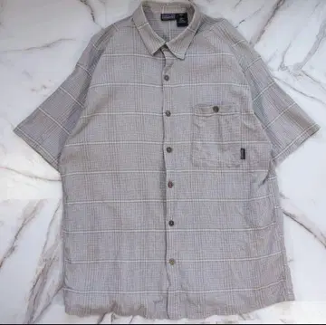 레어 Patagonia A/C Yarn-Dye 셔츠 L 포르투갈제