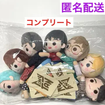 BTS TinyTAN 스티커 봉제 인형 미니 컴플리트