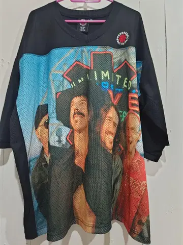 RED HOT CHILI PEPPERS 풋볼 티셔츠