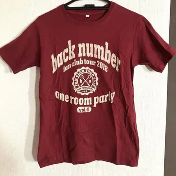 back number 티셔츠 S 사이즈